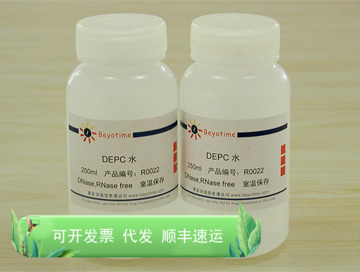 DEPC水(DNase、RNase free) R0022 生物 Beyotime