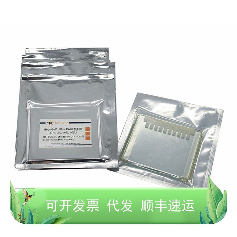 BeyoGel™ Plus PAGE预制胶(Tris-Gly, 10%, 10孔)