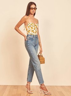 word neckvest印花一字领修身 neck square 方领背心 slim Printed