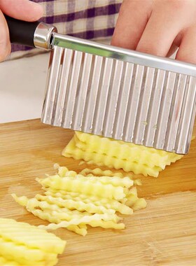 土豆刀切土豆波浪刀厨房家用切菜神器花式切条器波纹刀