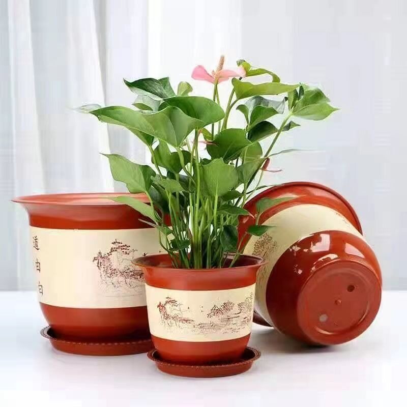 大号塑料花盆仿陶瓷果树花盆加厚树脂盆特价花盆