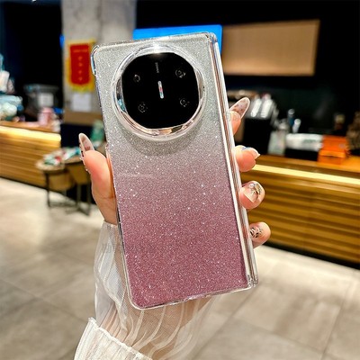 适用华为mateX6闪粉手机壳