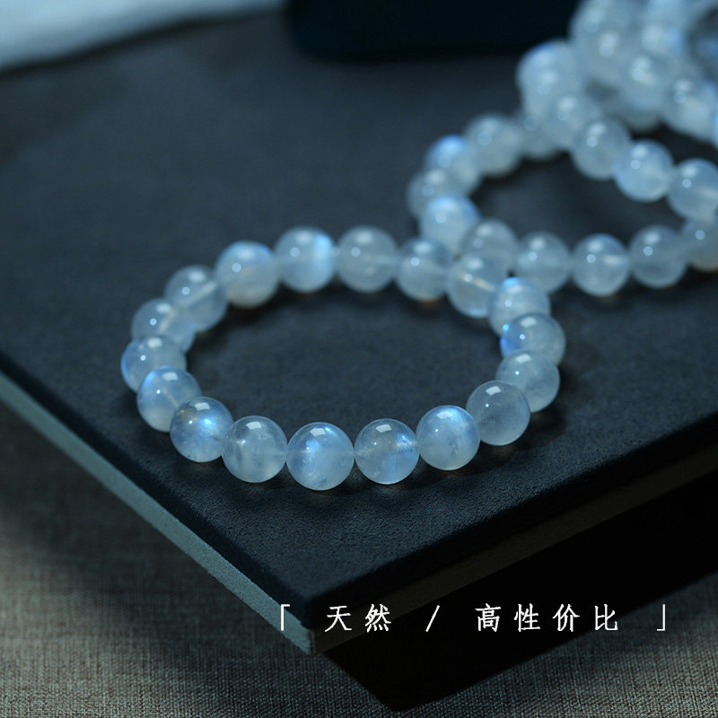 月光石女款水晶甜美手链女友礼物