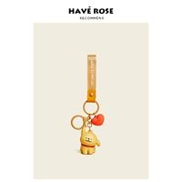 Коричневая линия щенка, сидящая голова (ПВХ)