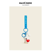 Любовь белой линии, удерживающая щенка (ПВХ)