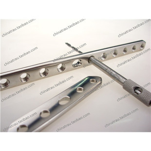 骨科器械医用大动物宠物接骨钢板 直型加压锁定接骨板内固定骨板