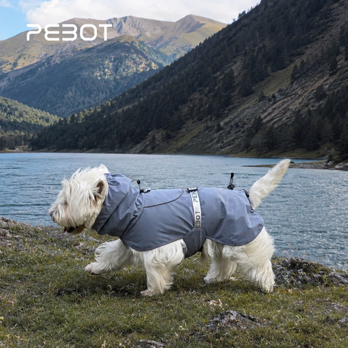 PEBOT狗狗雨衣高性能无腿冲锋衣狗狗衣服宠物户外防水大中小型犬