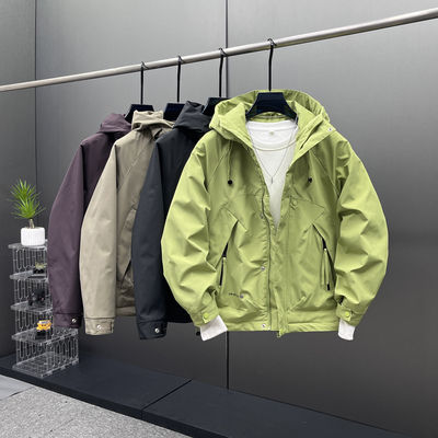 二棉加厚夹克外套男款秋冬新款