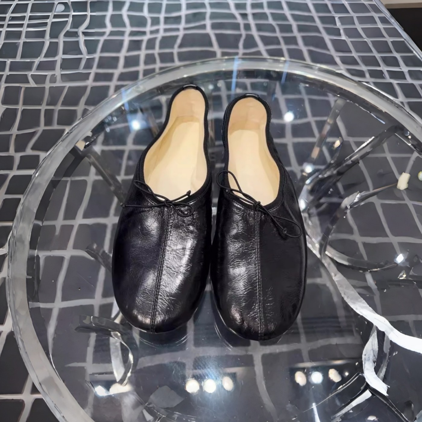 羊皮版~法式蝴蝶结芭蕾舞鞋女平底浅口软底单鞋一脚蹬圆头奶奶鞋,女鞋,浅口单鞋,淘宝优惠券,粉丝福利购,淘宝优惠卷