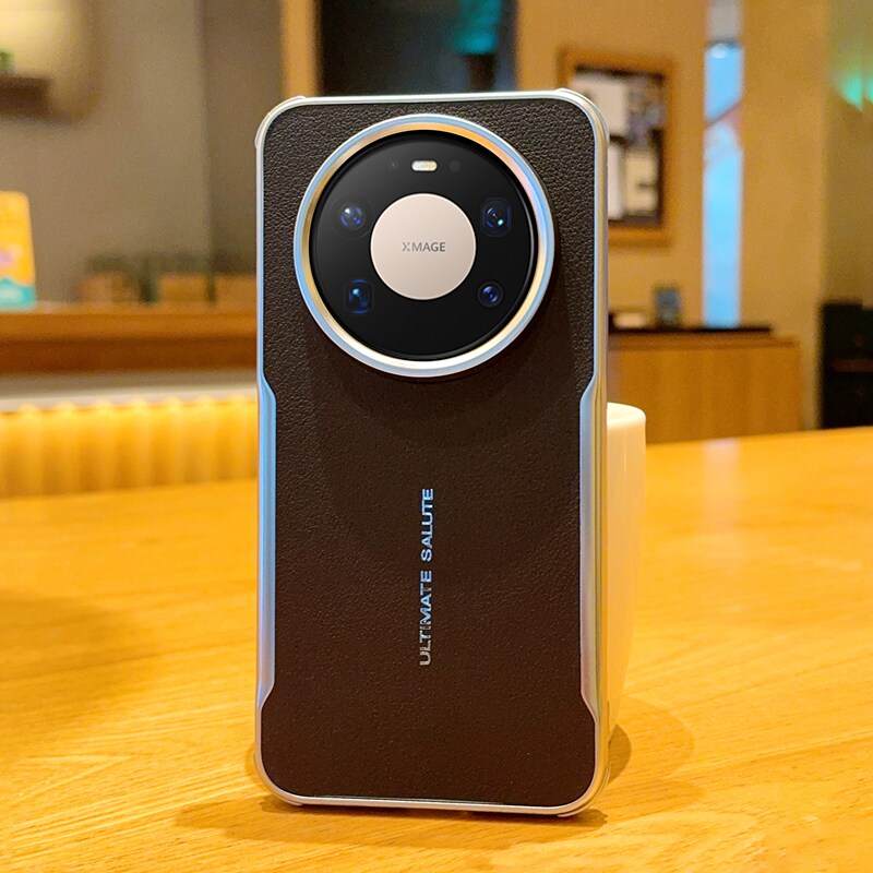 适用华为Mate80手机壳奢华皮纹硬壳防摔保护套磁吸刀锋Mate80pro商务奢华Mate80promax非凡系列