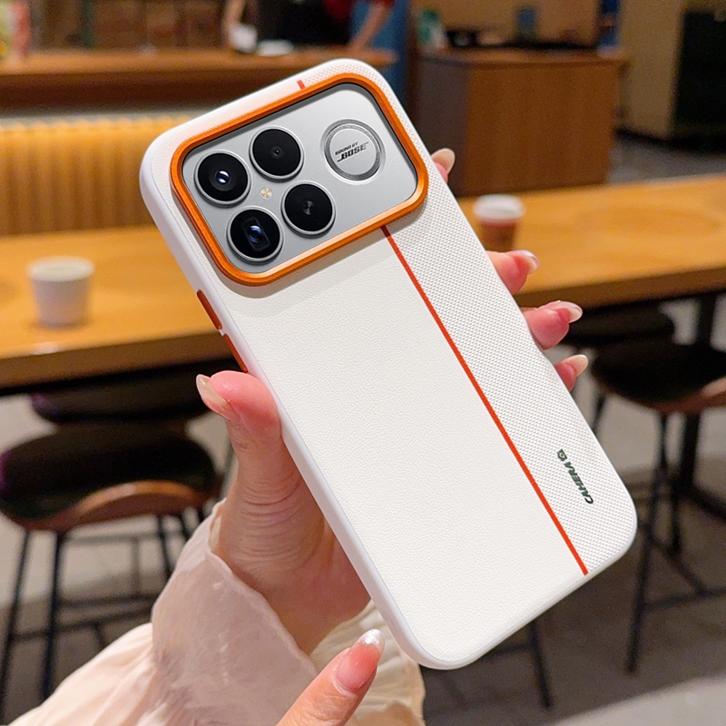 适用荣耀500pro手机壳全包奢华三拼荣耀500保护套潮牌防摔金甲纯色网红创意皮纹