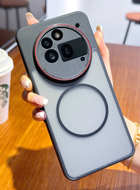 适用于NothingPhone3APro徕手机壳卡系列保护套Nothing Phone 3A Pro保护套简约奢华红圈镜头磁吸款