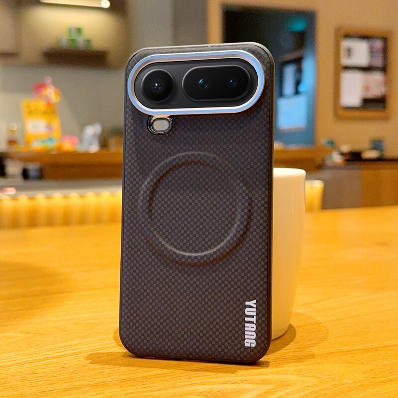 适用荣耀Magic8ProAir手机壳全包防摔奢华金甲Magic8ProAir保护套潮牌创点点纹磁吸钛灰镜头