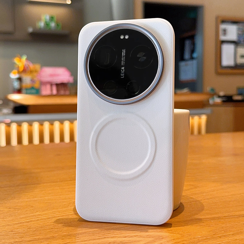 适用小米17Ultra手机壳全包防摔奢华金甲小米17Ultra保护套潮牌创针孔纹磁吸钛灰镜头