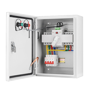 双电源转换开关配电箱自动转换切换箱2P4P63A100A消防控制柜380V