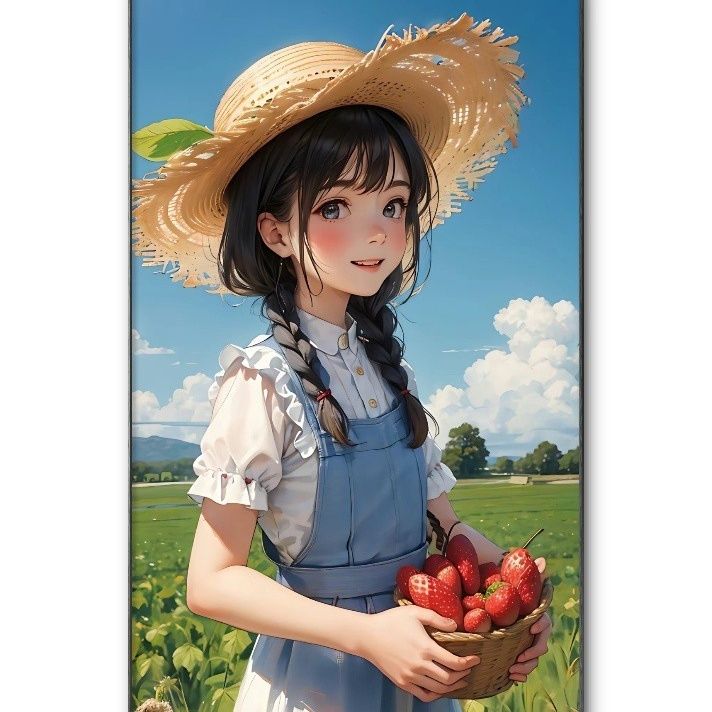 客厅ins风可定制治愈系装饰画