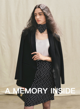 AMemory Inside进口三醋酸西装外套女春季2025年新款宽松廓形