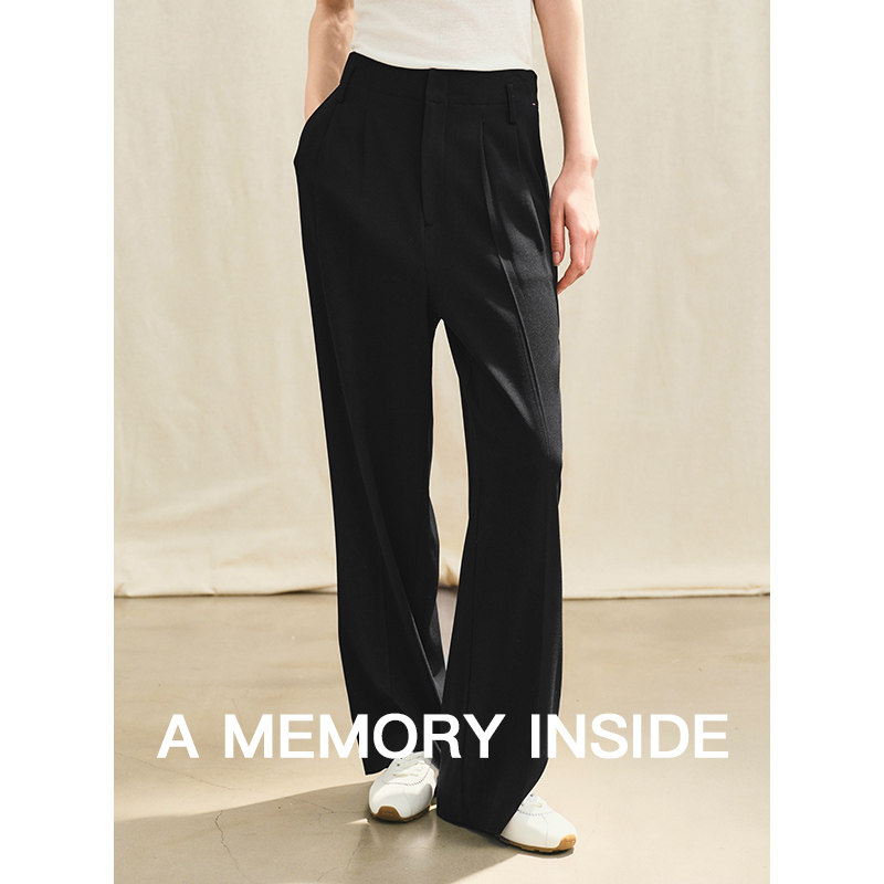 高端三醋酸西装裤女2025年新款