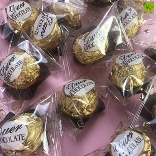杜尔金沙巧克力婚庆散装零食喜糖送礼金球圆球果仁夹心