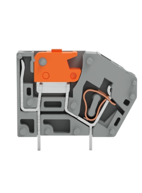 WAGO万可PCB接线端子带有刀型分断器2.5mm²灰色742-101