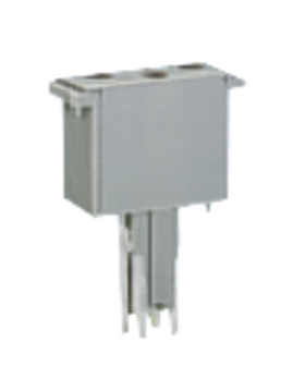 WAGO万可空插头宽度10mm3类4极灰色280-804