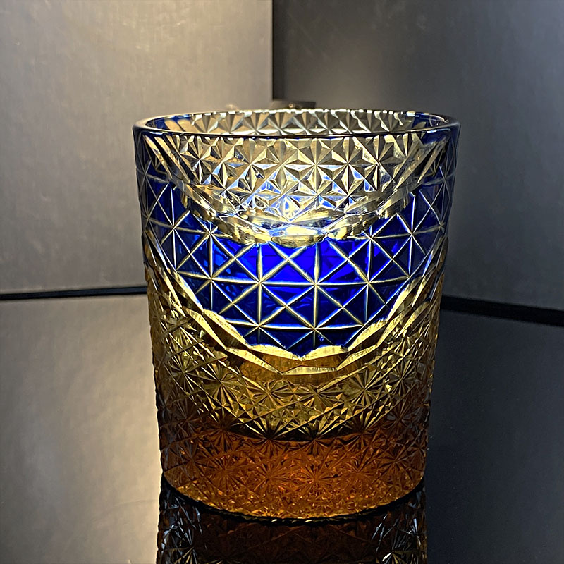 日式水晶玻璃威士忌杯烈酒杯手工