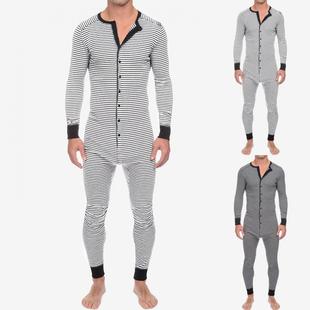 Romper Sleepwear Overall Mens Rompers Men Clothing Homewear