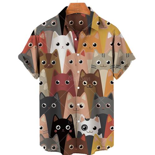 Men's home leisure short-sleeved shirt  男士居家休闲短袖衬衫