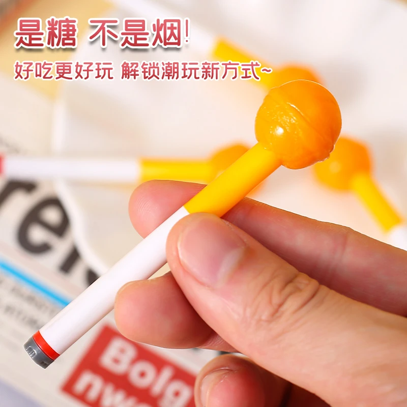 同款烟杆造型棒棒糖礼物搞笑趣味