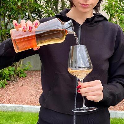 grassl超薄醒酒器平替 国货手工高颜值醒酒器白葡萄酒醒酒器高档