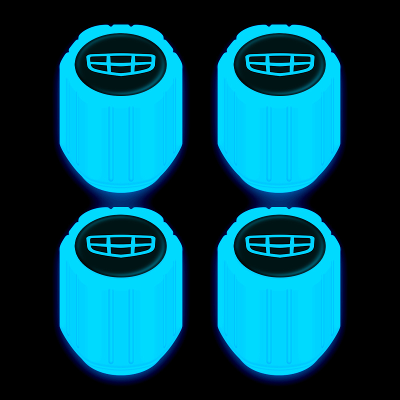 适用于吉利缤越pro/icon帝豪S/GL星越L博越X夜光汽车轮胎气门嘴帽