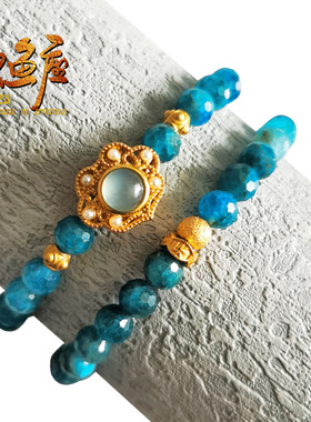 双鱼2024幸运宝石手链好运锦鲤