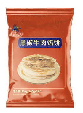 麻六记黑椒牛肉馅饼300g/袋