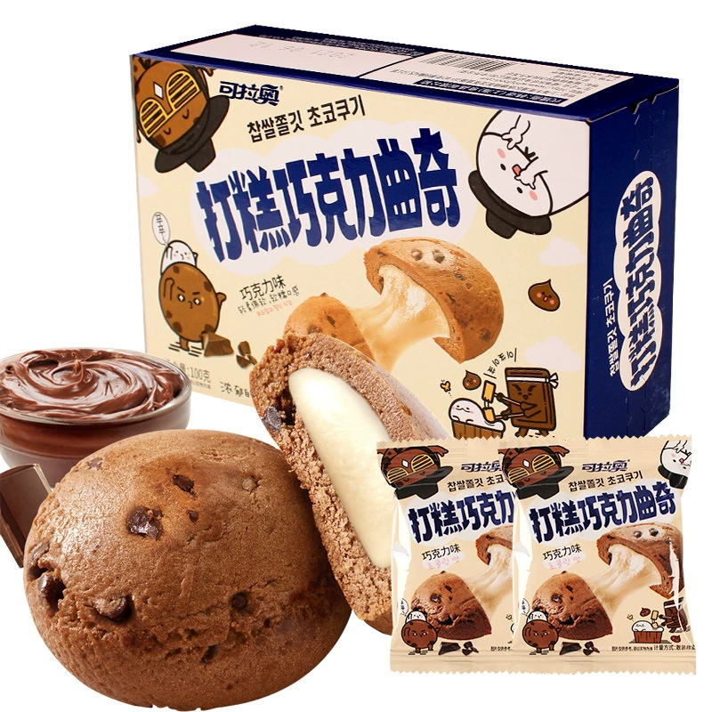 可拉奥黄油曲奇巧克力打糕夹心麻薯糕点点心休闲儿童零食小吃
