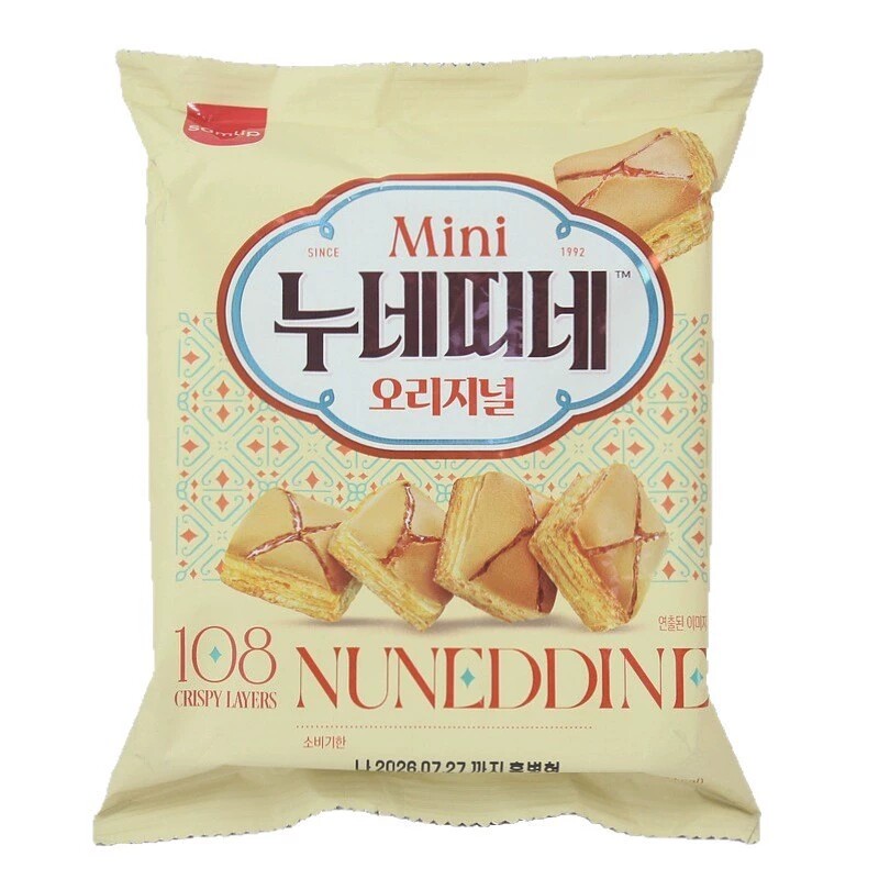 一口香酥！韩国进口samlip三立千层酥饼干休闲下午茶点心零食