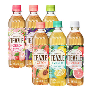 韩国进口woongjin熊津teazle西柚绿茶青柠薄荷蜜桃红茶乌龙茶饮料