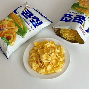 韩国进口香甜酥脆膨化办公休闲零食品 克丽安玉香甜玉米片70g袋装