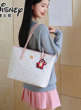 【草莓熊】迪士尼包包女2025新品托特包女士单肩手提包BMK-72622
