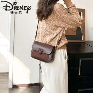 迪士尼包包2025新品高级感斜挎包女士气质小方包生日送礼物女生包