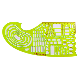 多功能口标尺13型口述尺地形标图尺16型口述绘图尺队号尺考核模版尺