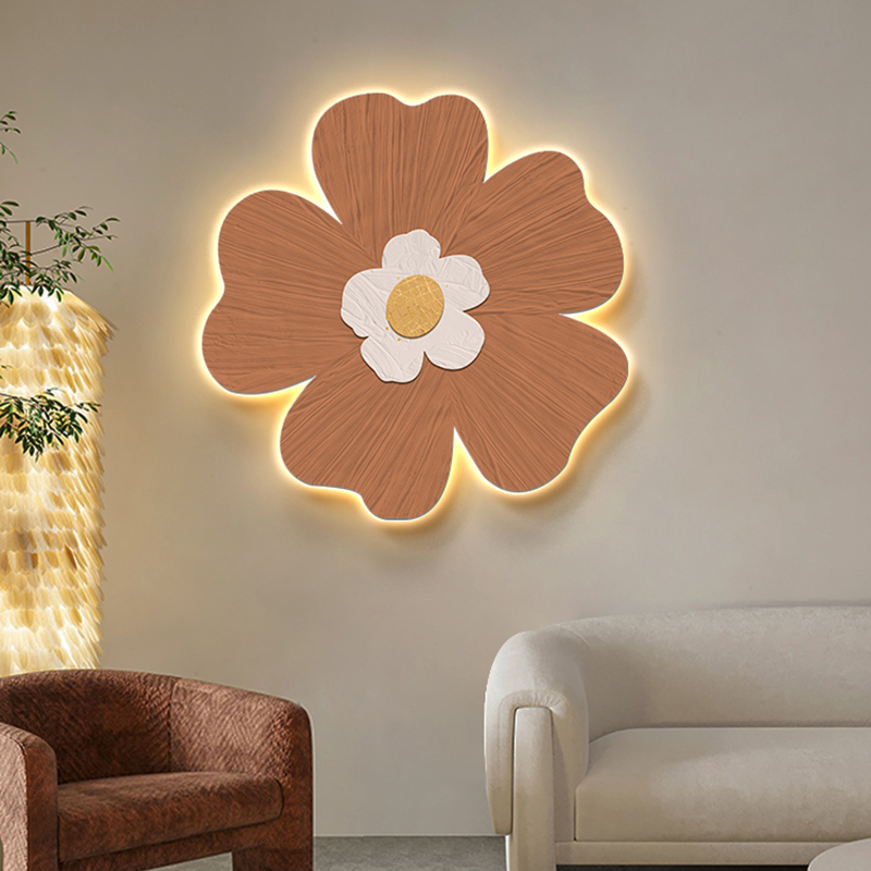 温馨花卉玄关卧室LED灯画