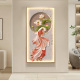 好运锦鲤画入户玄关装 饰画走廊过道挂画高级感客厅背景墙餐厅壁画