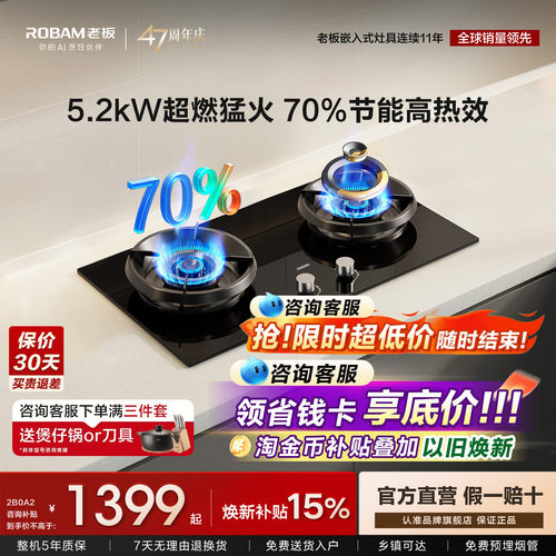 店铺爆款机皇！老板燃气灶55B7A