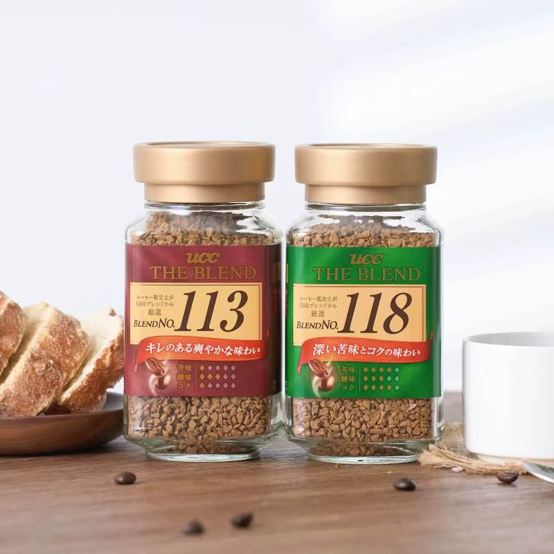 日本进口悠诗诗UCC咖啡113118冻干速溶咖啡粉美式纯咖啡黑咖啡