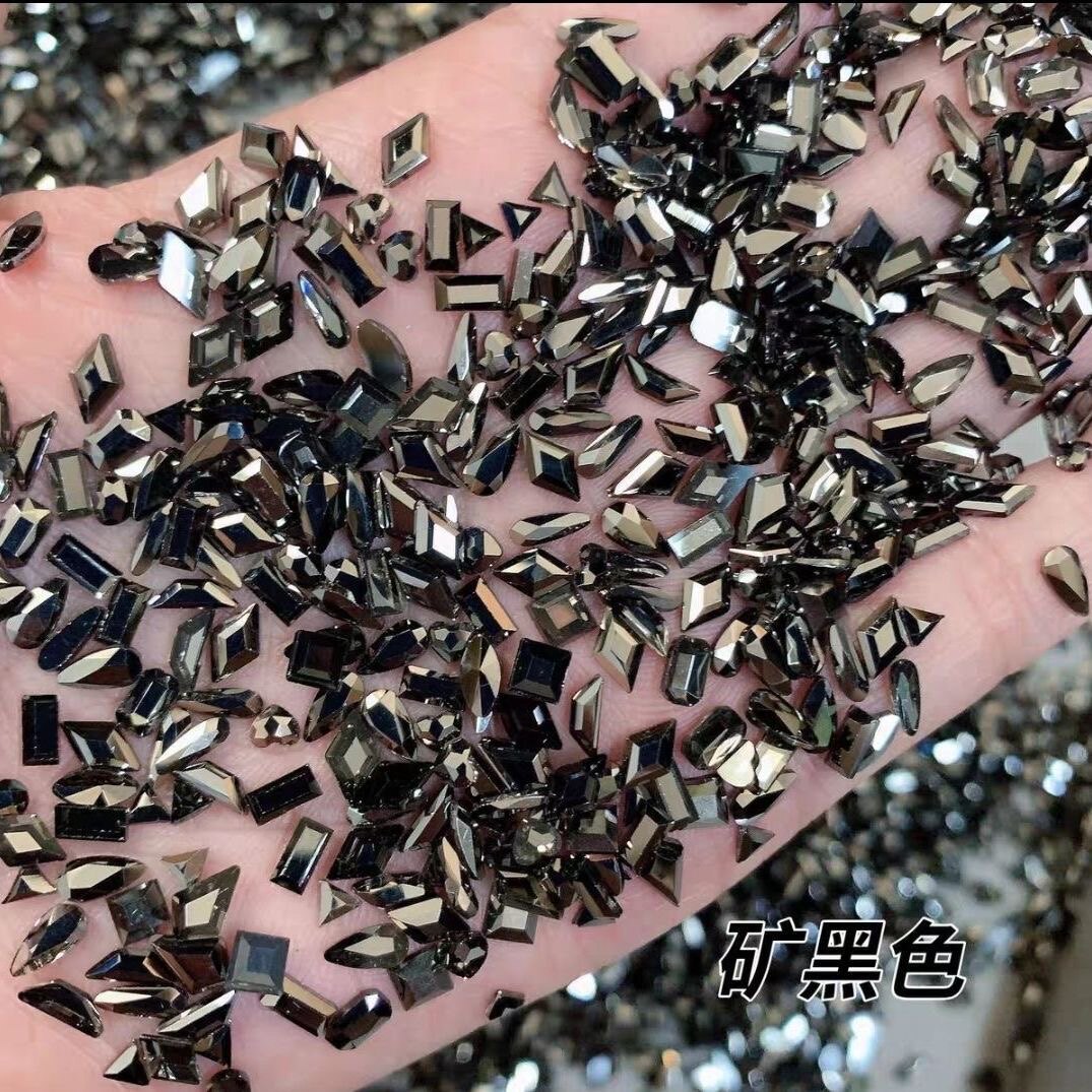 小号矿黑平底精灵异形美甲工具