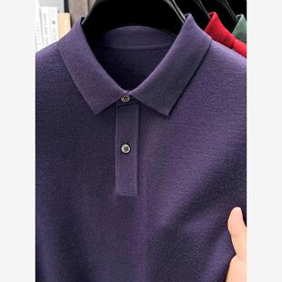 保罗300克 可机洗高密不起球毛衣翻领薄羊毛 精纺80支精纺羊毛