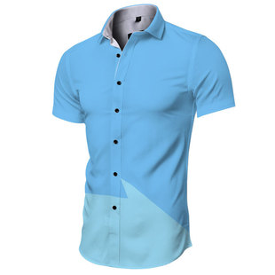 elements European 2022 creative size beach men new shirt