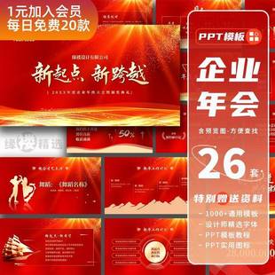 2024企业年终年会颁奖典礼ppt模板优秀员工表彰大会年度盛典晚会