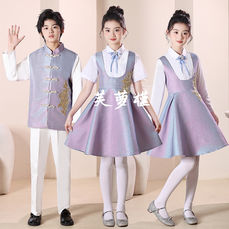 元旦中小学生爱国合唱演出服