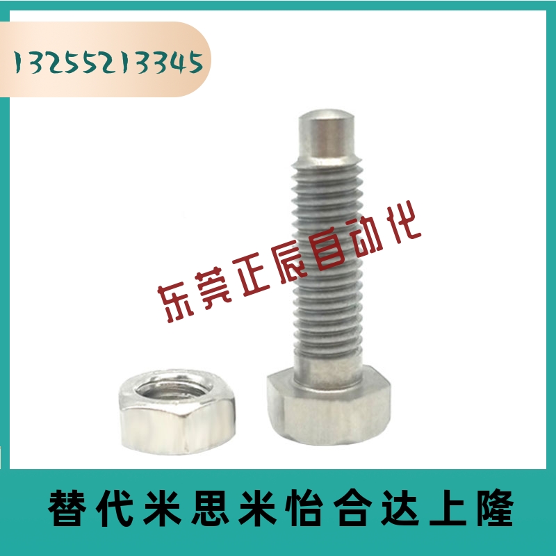 碳钢粗牙定位螺栓前端